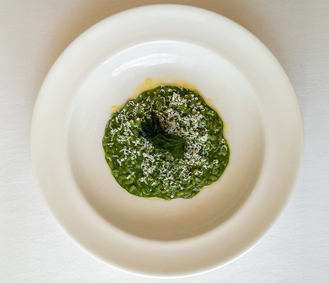 Wild Nettle Risotto